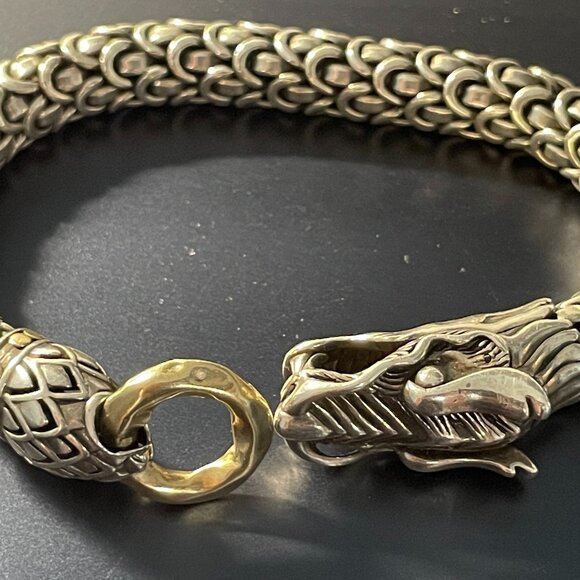 JOHN HARDY NAGA BRACELET 18K 925 - Picture 1 of 10
